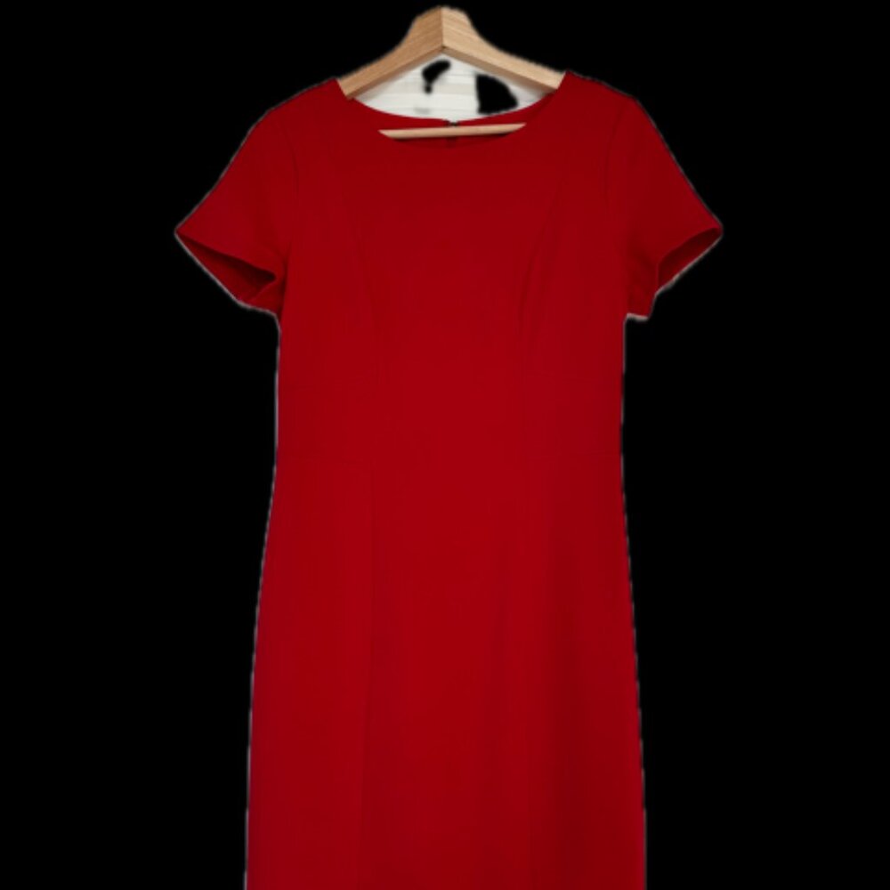 Red Women Knit Dress by Talbots, size-S